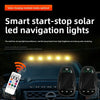 Smart Start-Stopp-Solar-LED-Navigationslichter auf einem Nissan-Fahrzeug