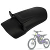 Black carbon fiber rear mudguard for a Sur-Ron Light Bee S X electric dirt bike.