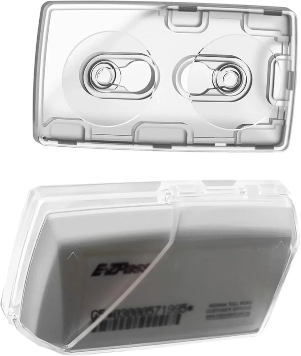 Support en plastique transparent EZ Pass pour pare-brise avec ventouses