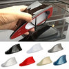 Various colors of shark fin decorative car antenna covers shown individually.
