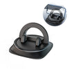 A black 360° rotating anti-slip car dashboard phone mount with a circular grip and mounting base.