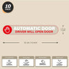 Paquete de 10 adhesivos para puertas automotrices con protección UV, resistencia al polvo e impermeable