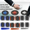 Set of five colored reflective stickers for car door handle scratch protection