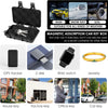 Boîte magnétique noire avec clés et accessoires variés, trackers GPS, disques USB, montres, bijoux, etc.