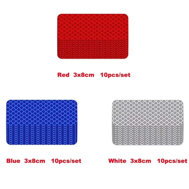 Reflective Warning Stickers for Vehicle Bumpers
