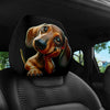 Dachshund Car Headrest Covers (Set of 2)