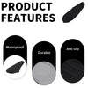 Black waterproof and durable motorcycle seat cover for e-bikes and scooters