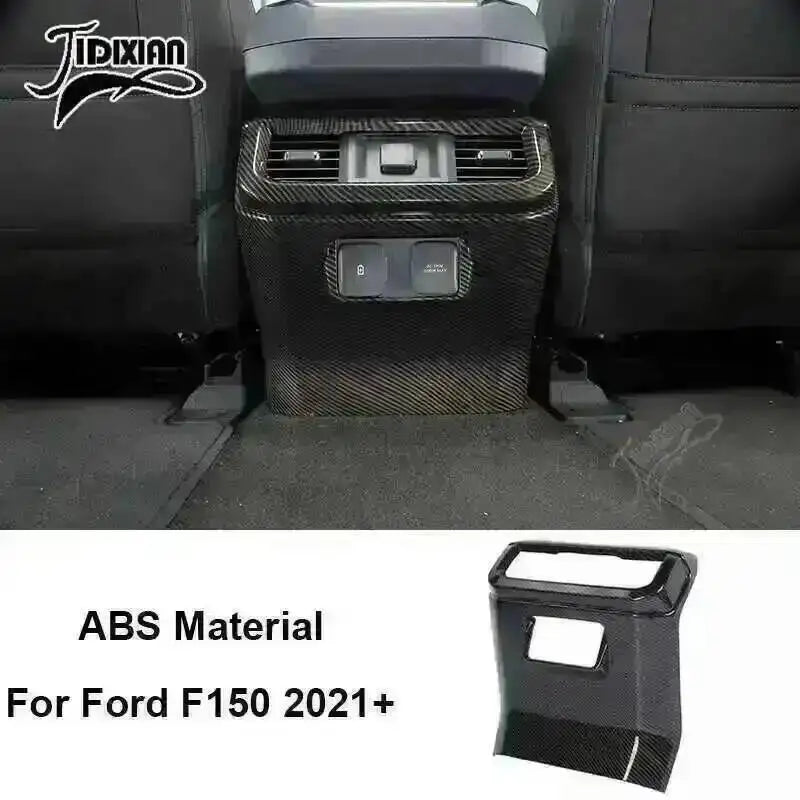 Carbon fiber grain interior trim kit for Ford F150 2021+ truck interior