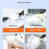 A multipurpose foam pot is shown being used for various cleaning tasks like kitchen, car paint, and shoes.