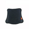 Black motorcycle seat cushion cover designed for heat insulation and protection