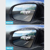Before and after comparison of universal car rearview mirror rain and dust visors