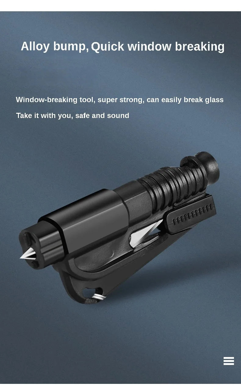 A black alloy bump and window breaking tool is shown against a dark blue background.