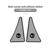 Paires d'autocollants gris pour coins de porte anti-collision pour la protection de la voiture
