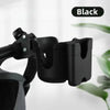 Support de tasse et de téléphone multifonctionnel noir pour poussette.