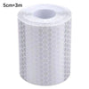 Roll of 5cm by 3m high-visibility reflective tape for vehicles