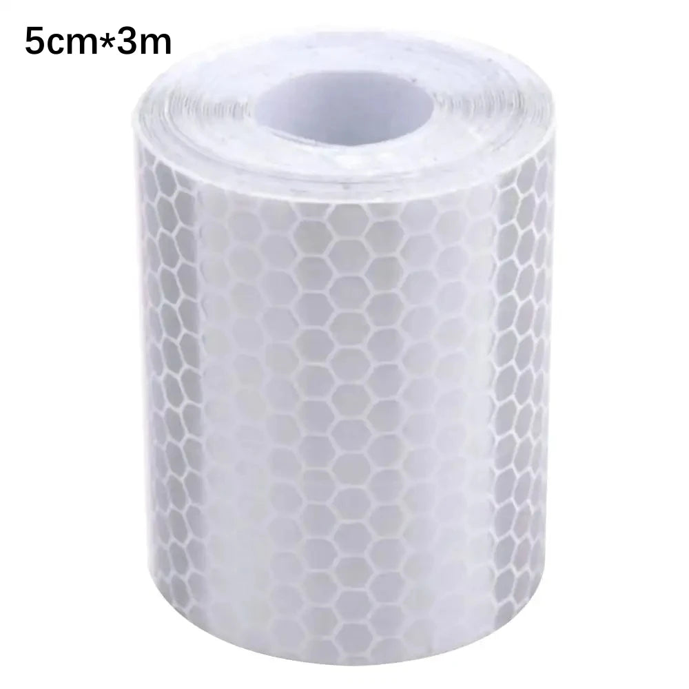 Roll of 5cm by 3m high-visibility reflective tape for vehicles