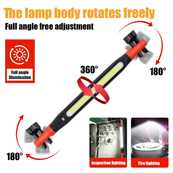 High Lumen Rechargeable Magnetic LED Work Light