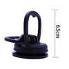 Black car dent remover puller with a loop handle and suction cup base