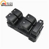 Black power window control switch replacement for Chevy Silverado and GMC Sierra vehicles