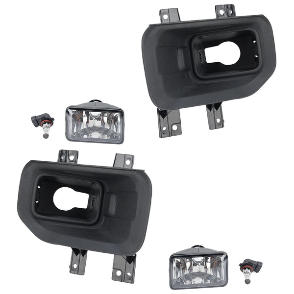 Upgrade-Kit für Front-Nebelscheinwerfer für Ford F-150, schwarz gehäuse und Leuchteinheit.