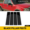 Four black pillar posts for a Ford F-150 window door trim.