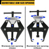 Adjustable jaw size opening tool used for various tasks