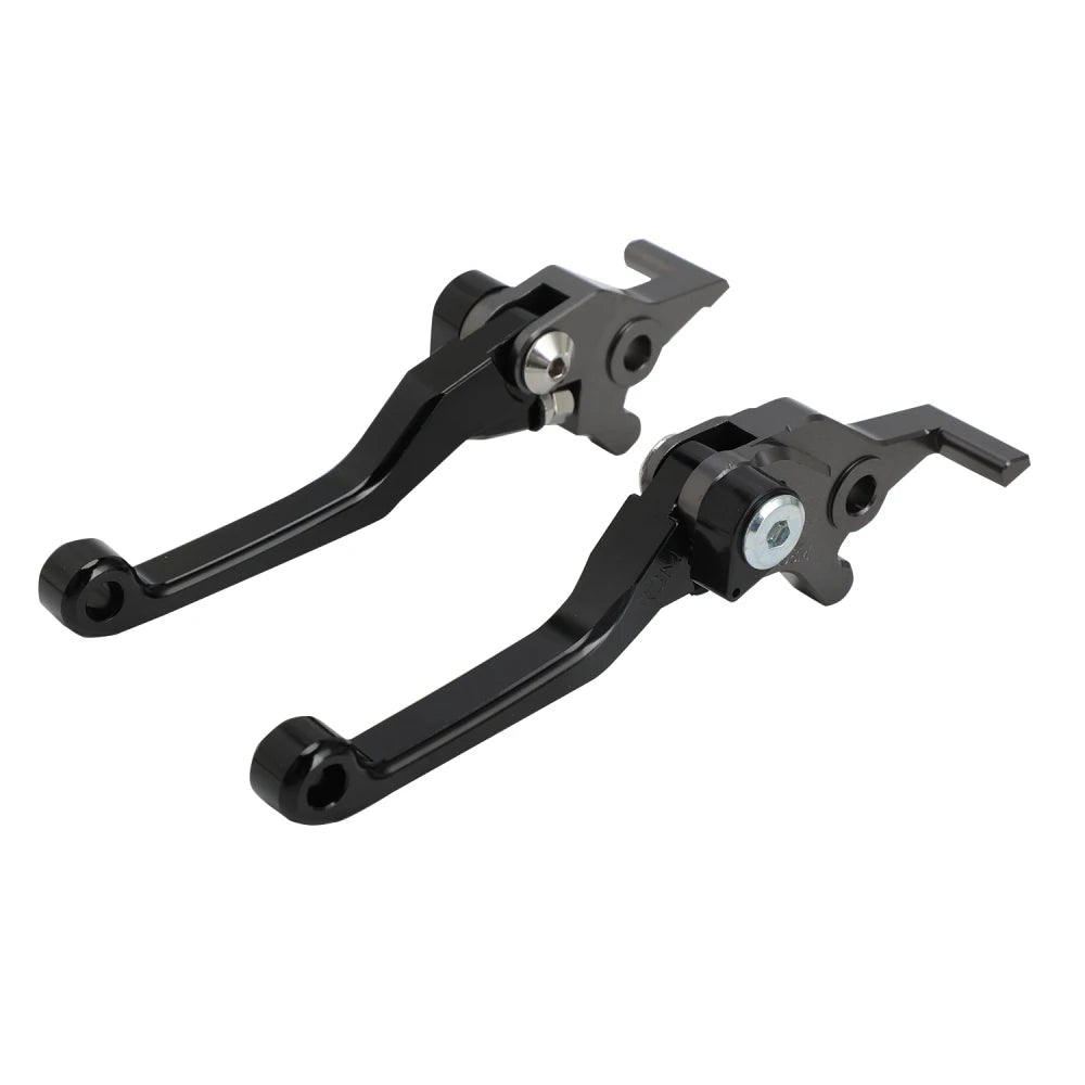 Black motorcycle brake and clutch levers for Surron Ultrabee