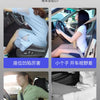 Images showing various car seat booster cushions for children, including adult and child versions.
