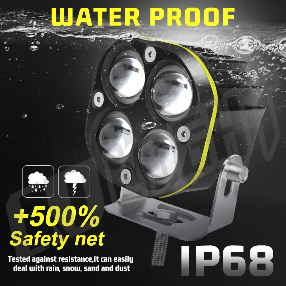 3-Inch High-Power LED Work Light for Vehicles