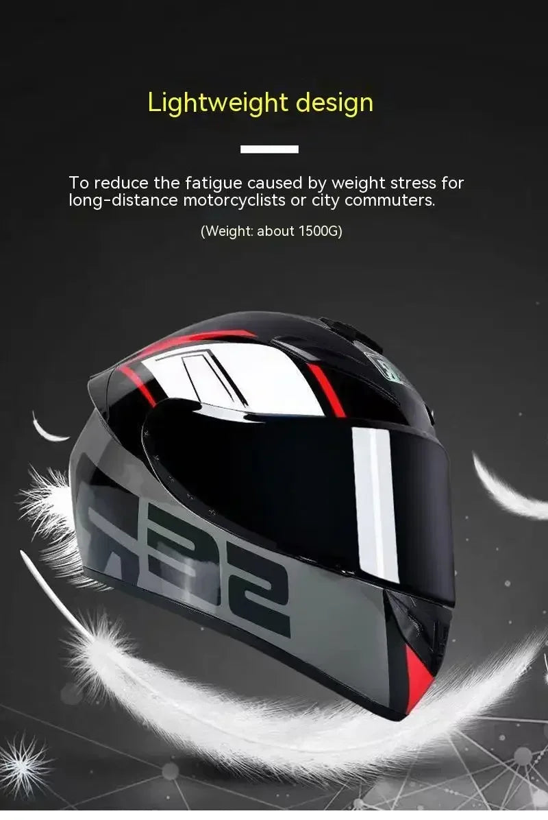 Unisex Full Face Motorcycle Racing Helmet