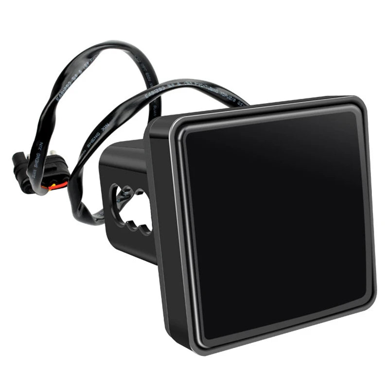 Schwarzes universelles LED-Blinker-Set mit sichtbarer Verkabelung