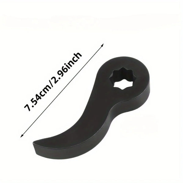 Werkzeug zur Demontage der schwarzen Halbachse und universeller Zugstange mit Messmarkierung für 7,54 cm (2,96 Zoll).