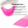 A pink soft tendon rubber scraper used for installing various films like TPU/PPF and window tinting.