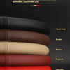 A lineup of classic five-color optional steering wheel covers in black, brown, mickey, burgundy, and China red.