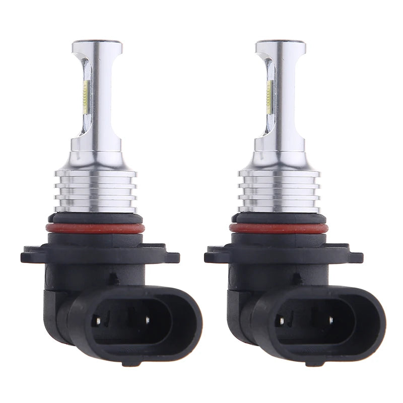 A pair of high-performance 80W LED headlight bulbs with metal bases and electrical connectors.
