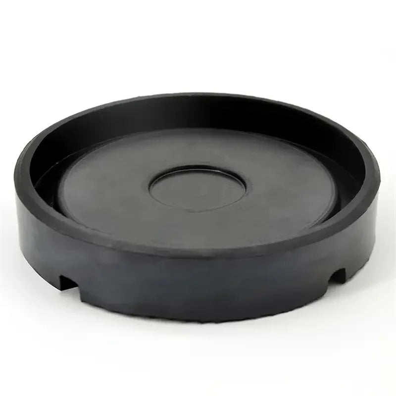 Black car jack point protection pads designed for undercarriage protection