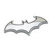 Silberne Metall-Bat-Form-Aufklebe-Badges für Autos und Motorräder