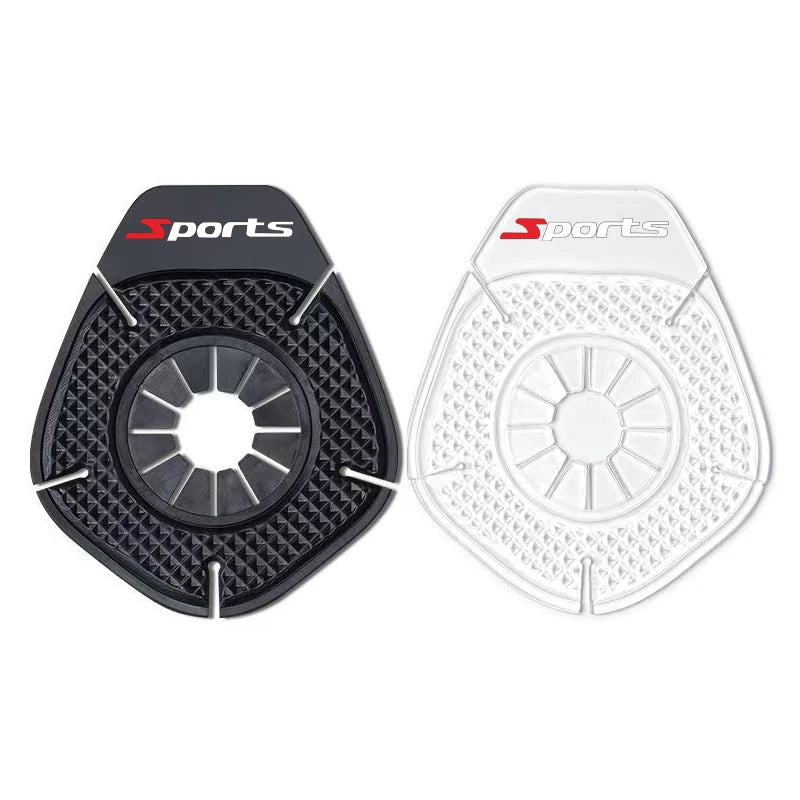 A pair of clear and black universal windshield wiper protective covers for vehicle use.