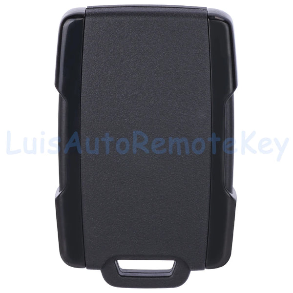A black multi-button remote key fob for Chevy or GMC trucks.