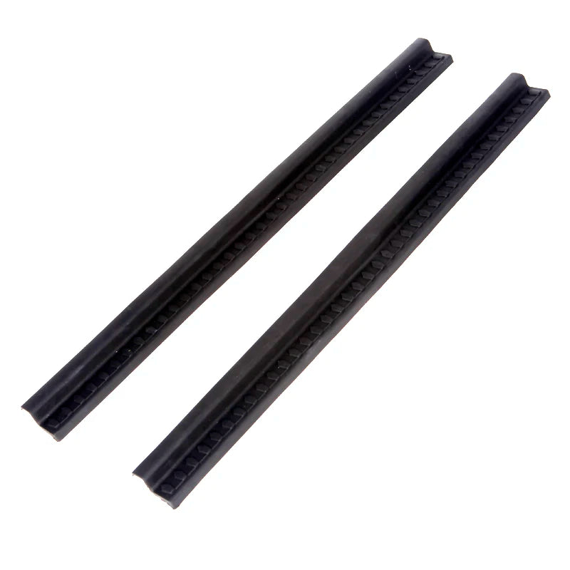 Plates de seuil de porte en caoutchouc noir pour Jeep Wrangler TJ