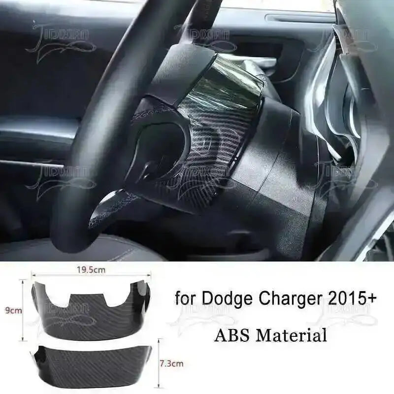 Carbon fiber ABS material interior decoration kit for Dodge Charger