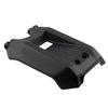 Black carbon fiber battery compartment cover for electric bikes