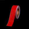 Cinta de advertencia reflectante de PVC rojo brillante para seguridad vehicular