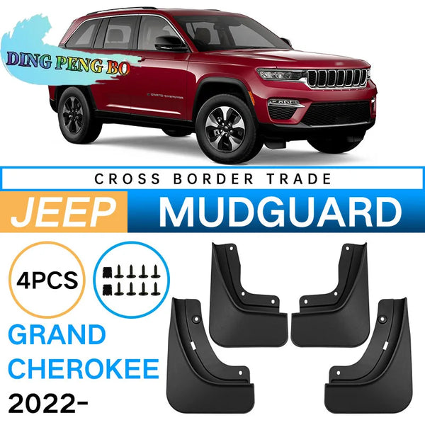 Mud guards for Jeep Grand Cherokee and Grand Cherokee L models from 2022-2025