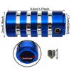 Blauer universeller Motorradschalthebelfußpolster mit Gewinde und Schraube