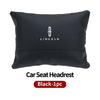 Black Lincoln car seat headrest neck support pillow