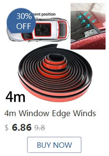 Set von 4m Fensterkantenwinden für Lkw, gezeigt neben einem Rabattangebot und einer Nahaufnahme des Produkts.