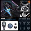 A set of crystal gear shift knobs and levers for left-hand drive vehicles including various series models
