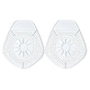 Pair of clear protective pads for car wiper arms.