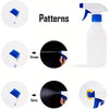 Patterns for window tint installation showing stream and spray application techniques